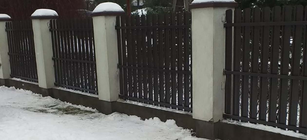 skardinių tvoralenčių tvora